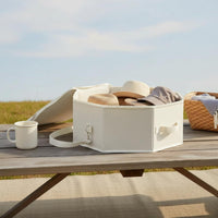 Large Capacity Cowboy Hat Organizer Bag Portable Foldable Hat Box Dustproof for Outdoor, Closet
