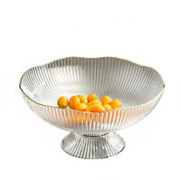With Drainer Fruit Draining Bowl Elegant Design Snack Tray Versatile Snack and Appetizer Tray Easy to Clean for Living Room, Coffee Table, Party, Kitchen Counter