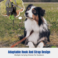 PU Leather Pet Waste Bag Holder, Portable Dog Waste Bag Dispenser, Hanging Cat Dog Waste Bag, Multi-Color, Outdoor Cleaning
