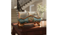 Resin Storage Box with Divider Antique-Style Divided Organizer Box Compact Compartment Container for Tabletop, Desk