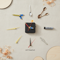 DIY Wall Clock Movement Kit with Silent Sweep Second Hand and Cartoon Pencil Pointer