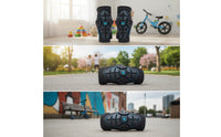 Open-Style Knee Pads Segmented Knee Pads with Hard Hard Outer Covering-Friendly Guarding Gear for Children, Kids, Balance Bike