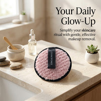 Reusable Makeup Pads Washable, Facial Cleansing Cloth for Daily Removal, Eco Friendly Double Layer Only Face Fleece Pineapple Grid
