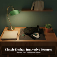 3-Speed Turntable with Tonearm DIY Friendly Record Player Turntable Mechanism Built-in Preamp Phonograph Core Assembly for Hobbyists