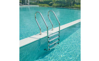 Stainless Steel Pool Ladder in-Ground Pool Ladder with Handrails Non-Slip
