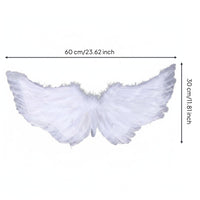 White Angel Wings Genuine Feathers Feather Angel Wings Lightweight for Children