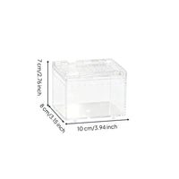 Reptile Enclosure with Attractive Sliding Lid Ventilated for Desktop, Hobbyists