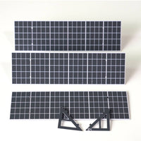 3 Pieces Solar Panel Model Mini Photovoltaic Panel Model Slim for Modelers