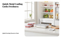 protein Freezer Box Quick Freezing Refrigerator Organizer Airtight closure for Parents