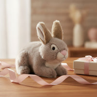 Rabbit Stuffed Toy Compact Stuffed Rabbit Huggable for Gift Baskets, Toddlers