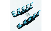 Wall Mount Fishing Rod Holder Easy-to-Install Vertical Fishing Rod Holder Space-Saving Compact for Anglers, Garage, Shed