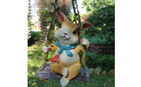Feline Swing Decoration Easy to Hang Swing Feline Figurine Weather Resistant