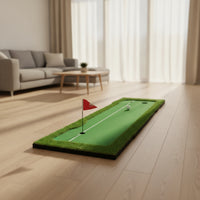 Golf Putting Mat with Holes Portable Putting Mat with Dual Holes Professional for Backyard