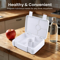 Lunch Box Bento Box, Food Grade PP Lunch Box, Bento Lunch Box for Office Meal Prep, Lunch Box Bento, Microwave Usable Lunch Box, Sealed Lunch Box