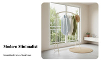 Minimalist Design unattachedstanding Clothes Organizer with Shelves Easy Assembly unattachedstanding with Bottom Shelf Sturdy and Stable Garment Rack robustDuty for Homeowners, Renters, Students, Bedroom, Entryway, Dorm Room, Walk-in Closet