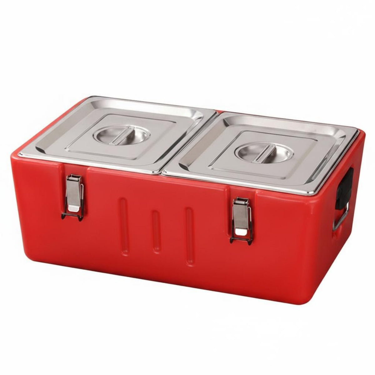 3 Compartment Food Warmer Keeps Hot or Cold Thermal Container Multi-Layer Construction Insulated Food Carrier for Restaurants, Picnic