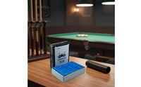 144 Pieces Oily Formula Pool Cue Chalk Non-Flaking Cue Tip Chalk Even Application Billiards Accessory Minimizes Miscues for Commercial Use