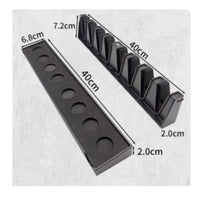 Easy to Install Fishing Rod Display Rack Space Saving Wall Mounted Rod Rack for Garage, Workshop