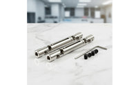 2 Pieces Front Rear Drive Shaft Wear-Resistant Set Resistant RC Metal Drive Shaft Easy to Install Hobby Parts for Model Car Builders