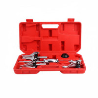 5 Pieces Easy Disassembly Slide Hammer Puller Multi-Purpose 3 Jaw Puller Set Stubborn Part Removal Bearing Remover Tool Heavy Duty for Auto Repair Technicians, Mechanics, Garage