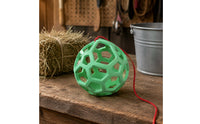 Hollow Design Horse Hay Feeder Ball Interactive Hanging Hay Feeder Ball Foraging Support Hanging Feeding Toy Stress Relief for Horses, Sheep, Farm, Pasture