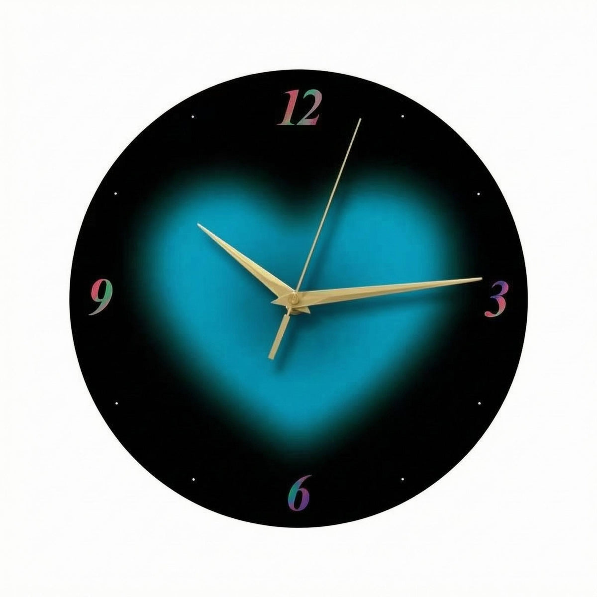Round Wall Clock Dot Indicators Home Decor