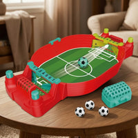 Two-Player Tabletop Soccer Game Compact Mini Table Football Game Interactive Toy Portable for Children, Families, Playroom, Desk