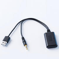 Car Adapter Compact Adapter with Audio Input Plug Stable Connection for Commuters