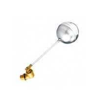 Stainless Steel Quick-Open Buoyant Ball Valve Threaded Connection Adjustable Buoyant Ball Valve Polished Shiny