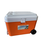 Hard   Chiller with Wheels Rolling Insulated Box with Wheel Heavy-Duty Ice Chest for Picnics