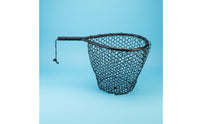 Fishing Landing Net with Silicone Mesh Landing Net with Wrist Cord Portable for Fishermen