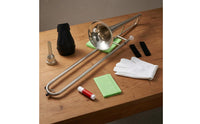 Mouthpiece Included B-Flat Tenor Brass Slide Instrument Portable Musical Instrument