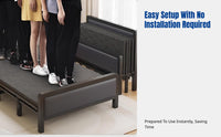 Folding Bed, Four-Fold Design, Portable, Hard Board, Home, Small Space, Bedroom, New Model