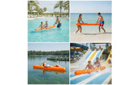 Pool Noodle with Handles Colorful Inflatable Pool Noodle Inflatable Water Log for Kids