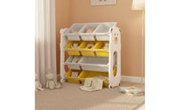 Toy Sorting Bin Shelf Easy to Organize Toy Storage Rack Child-Friendly Height Kids Storage Shelf for Young Children, Kindergarten, Playroom, Nursery
