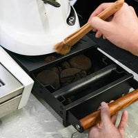 Stainless Steel Espresso Knock Drawer Easy to Clean Coffee Knock Box Drawer Space-Saving for Baristas