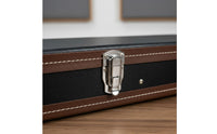 Moisture-Proof Wooden Bass Guitar Case Lock and Key Electric Bass Hard Case Chrome Hardware