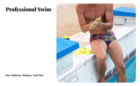 2 Pieces Swimming Hand Paddles Hollow Design Swim Hand Paddles Hydrodynamic for Swimmers, Athletes, Water Fitness