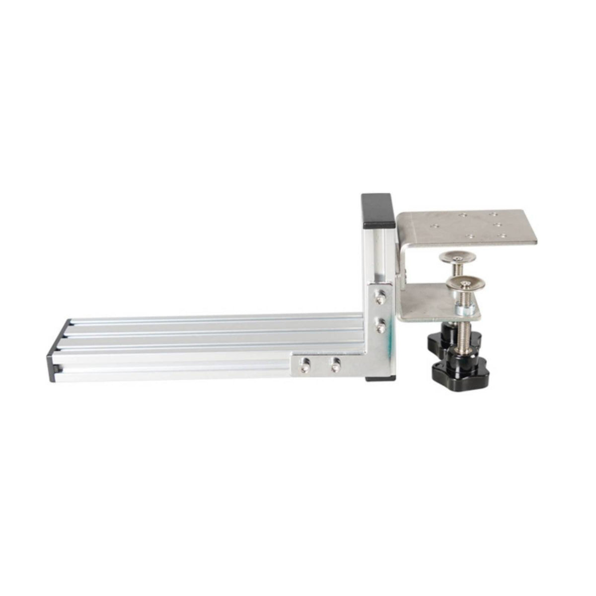 Adjustable L-Shaped Bracket with Mounting Plates Rigid Handbrake Mount Bracket Firm Handbrake Mount Easy to Install for Desk Setup