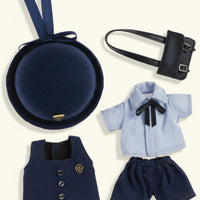 4 Pieces Doll Outfit Set Cute Design School Uniform Match Doll Kindergarten Uniform for Collection