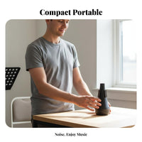 Trumpet Practice Mute Neighbor Friendly Practice Trumpet Mute All-Encompassing Sound Dampener for Beginners, Students, Apartment, Rehearsal