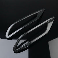 2 Pieces Rear Fog Light Cover Chrome Fog Lamp Coating Lamp Bezel Easy Installation Car Light Garnish