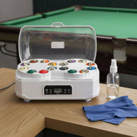 Deep Cleaning Automatic Billiard Ball Washer High Performance Smart Billiard Ball Cleaner Easy to Use Automatic Billiard Cleaner Transparent Cover for Club Operators