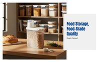 Grain Storage Container, Food Grade Airtight Leakproof Cereal Box, Kitchen Pantry Organizer, Household Sealed Canister
