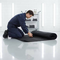 Foldable Car Repair Lying Mat Roll-up Padded Creeper Mat Water-Resistant Pad Compact for Garage
