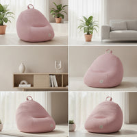 Floor Cushion Cover Cover Corduroy Floor Cushion Cover Chair Cover with Handle Unfilled Lounge Seat for Adults, Teens, Living Room, Bedroom
