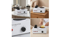 Multi-Chamber Electric Depilatory Heater Countertop Depilatory Heater with Multiple Compartments Easy to Clean Appliance Non-Stick for Beauticians