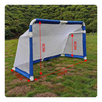 Guarding Covering Foldable Soccer Goal Easy Assembly Portable Soccer Goal Sturdy Sports Gear Heavy-Duty for Training