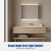 Bathroom Mirror Light Strip, Smart Waterproof, No-Drill, Modern Minimalist Cabinet Lighting