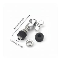 Cymbals holderHat Clutch with Felt Sleeve Compact Cymbals holderHat Clutch Replacement Cymbals Stand Cushions for Percussionists